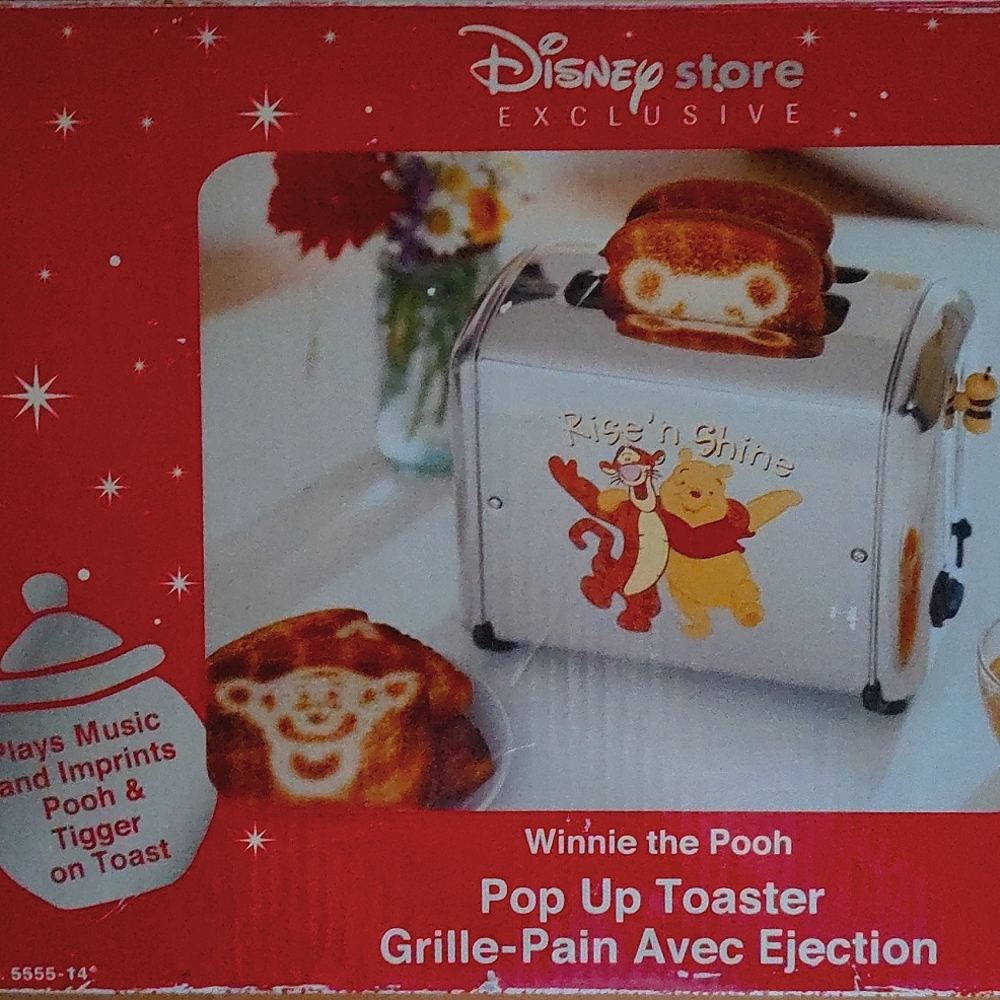 Disney exclusive Winnie the Pooh pop-up toaster